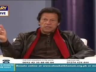 Attack Me but Not Shaukat Khanam - Imran Khan's message to His Political Opponents