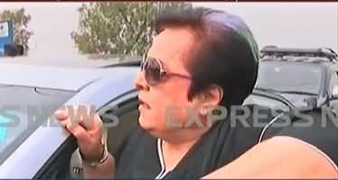 Badtameezi hai hum bhi dekhte hain kaise rokte hain :- Shireen Mazari Islamabad Police ki rukawate tor ker Bani Gala chali gai