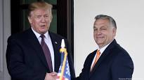 Donald Trump meets Hungary's Viktor Orban at the White House