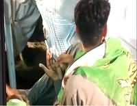 Exclusive Video: Person Caught Having Charas In PMLN Jalsa