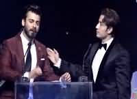 Fawad Khan Mahira Khan and Ali Zafar Teasing Each Other Lux Style Awards