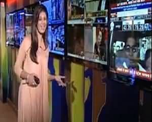 Geo News Anchor Behind The Scene While Reporting - Watch Now