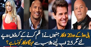 How Much Money Hollywood Stars Earn From A Single Movie?