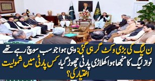 Important Leader Quit PMLN & Joins Which Party?