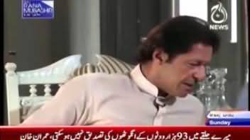 Imran Khan's Dog Enters During His Live Interview - Must Watch