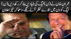 Imran Khan shake the foundation of the League (N) the League starts to appear in the day