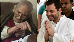 In Graphics: on birthday 107 year old wishes to meet rahul gandhi