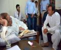 Lahore: Imran Khan meets Nazir Naji