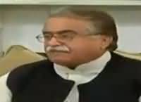 Moula Bux chandio bashing Dr. Shahid masood during his press conference