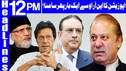 NRO Will Effect On Opposition? - Headlines 12PM - 29 December 2017