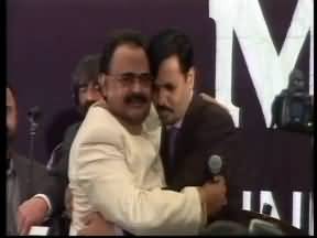 Old Video of Mustafa Kamal when he is Hugging and Kissing Altaf Hussain while celebrating Silver Jubilee of MQM!