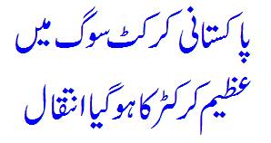 Pakistani cricket sinks in swing