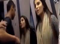 Pakistani Girl Slapped a Boy in a UK Train for Misbehaving