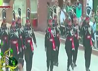Parade At Wagah Border 14th August 2016