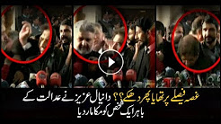 PML-N's Daniyal Aziz throws a punch on man outside apex court