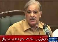 Projects delayed due to sit-ins, media reports regarding Solar power plant Baseless:- Shahbaz Sharif