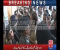 PTI and PMLN workers came face to face in a polling station in Multan