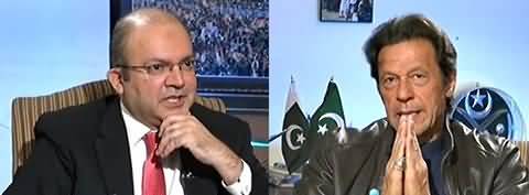 PTI workers danday khaate rahe aur Aap Banni Gala mai bethay rahe: Nadeem Malik - Watch Imran Khan's reply