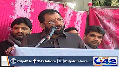 Quaid E Azam and Nawaz Sharif birthday cake Cutting ceremony at Qaiser Amin 's residence