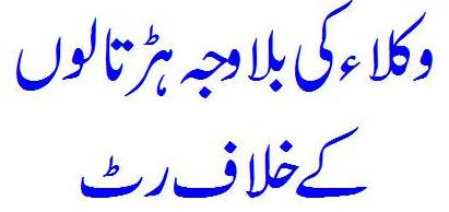 Raut against lawyers' strike