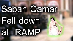 Sabah Qamar Fell Down at Bridal Couture Week