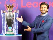 The English Premier League appointed actor Ranveer Singh as brand ambassador