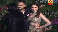 Virat Kohli and Anushka Sharma arrive at St Regis in Lower Parel for wedding reception