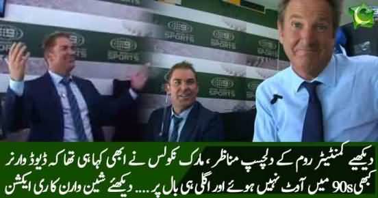 Watch: David Warner misses out on his hundred, Warne blames the commentators’ curse