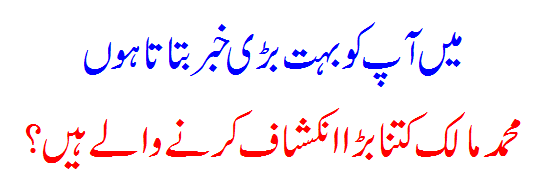 Who Is Going To Be The Next President Of Pakistan ? Muhammad Malik Gives Breaking News