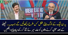 Yeh PMLN Wale Apni Shaklein Kis Tarah Dikhayeen Ge….-Hamid Mir